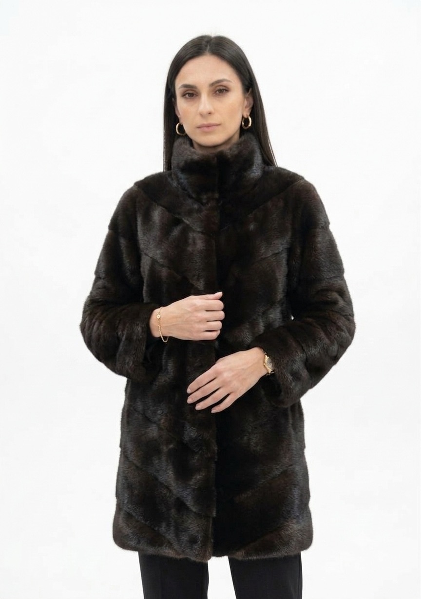 CAPO VISONE BLACK - immagine 1